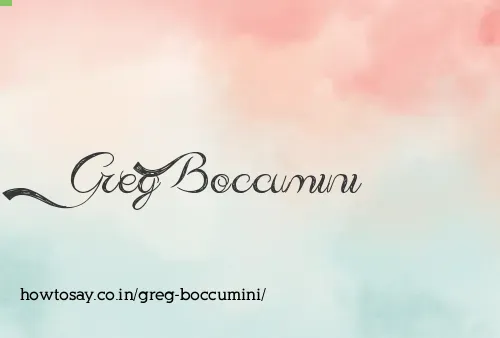 Greg Boccumini