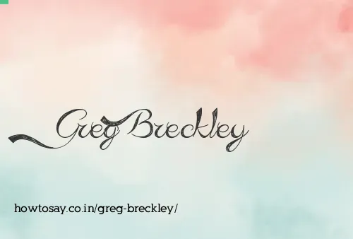 Greg Breckley