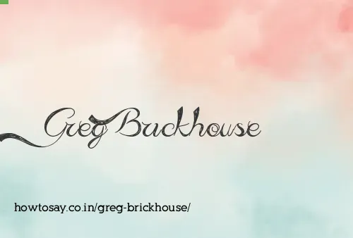 Greg Brickhouse