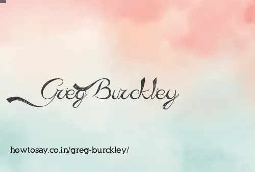 Greg Burckley