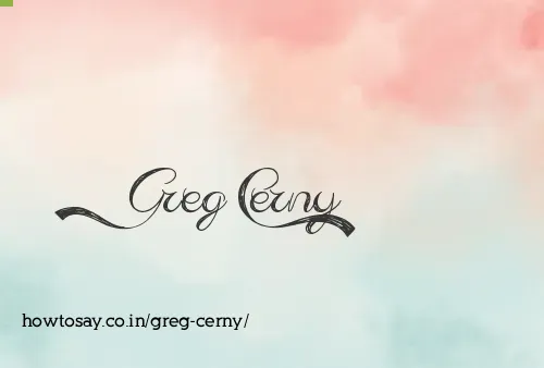 Greg Cerny