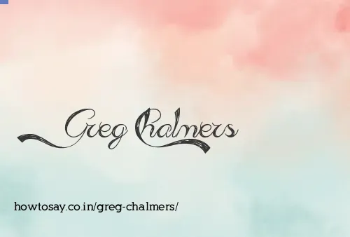 Greg Chalmers