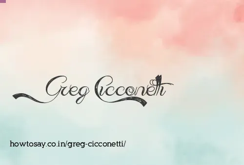 Greg Cicconetti