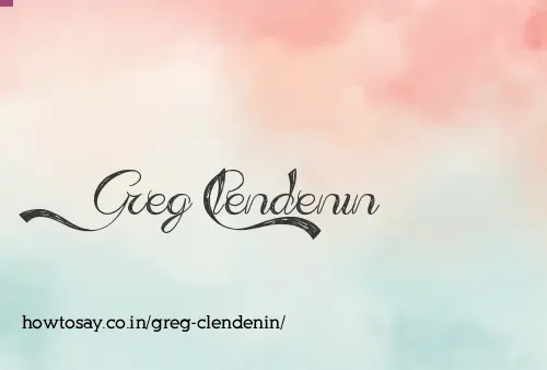 Greg Clendenin