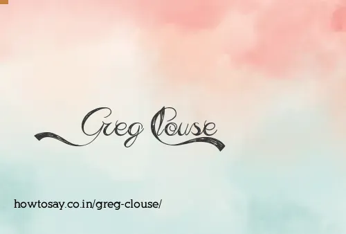 Greg Clouse