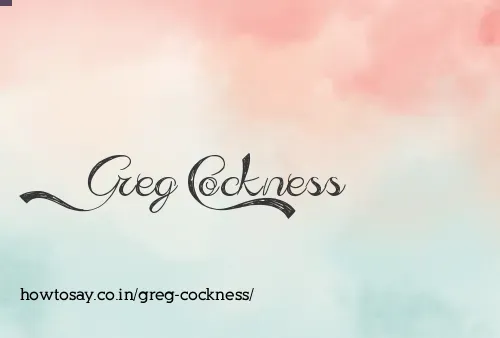Greg Cockness