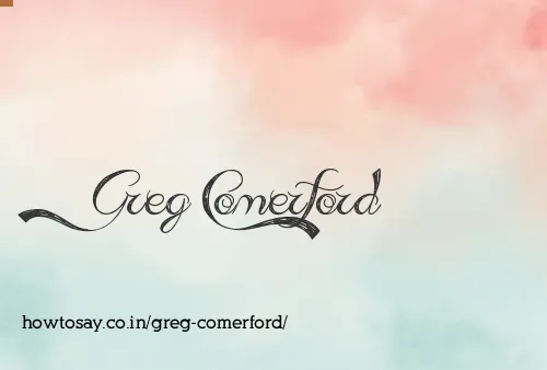 Greg Comerford