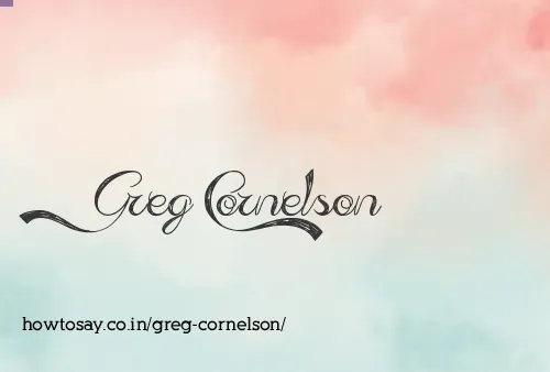 Greg Cornelson