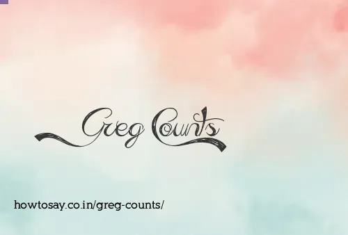 Greg Counts