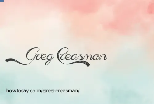 Greg Creasman
