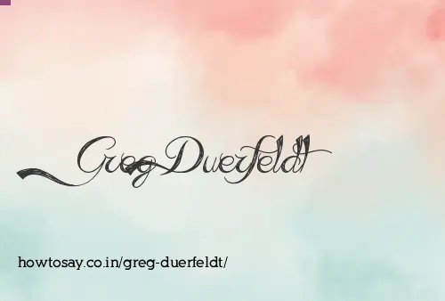Greg Duerfeldt