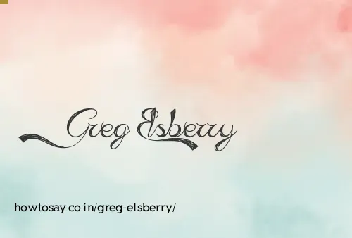 Greg Elsberry