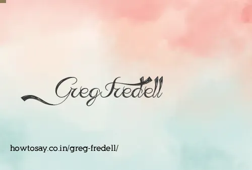 Greg Fredell