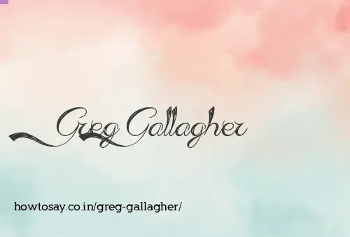 Greg Gallagher