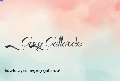 Greg Gallardo