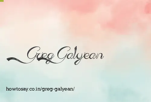 Greg Galyean