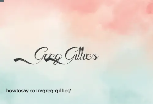 Greg Gillies