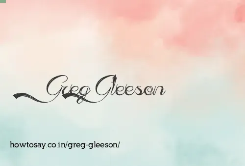 Greg Gleeson
