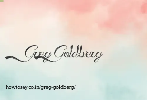 Greg Goldberg