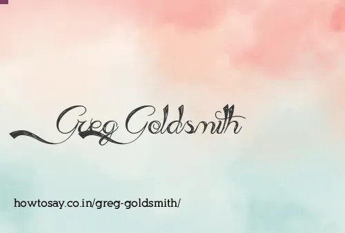 Greg Goldsmith