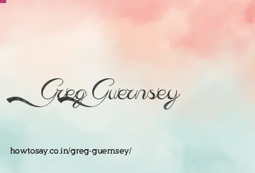 Greg Guernsey