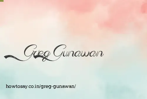 Greg Gunawan