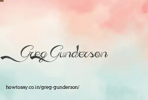 Greg Gunderson