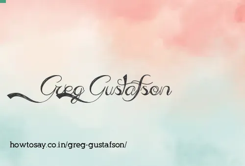 Greg Gustafson