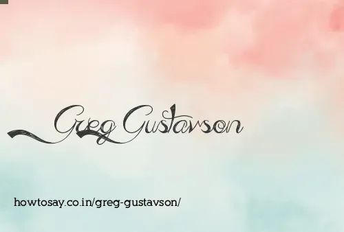 Greg Gustavson