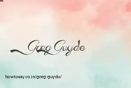 Greg Guydo