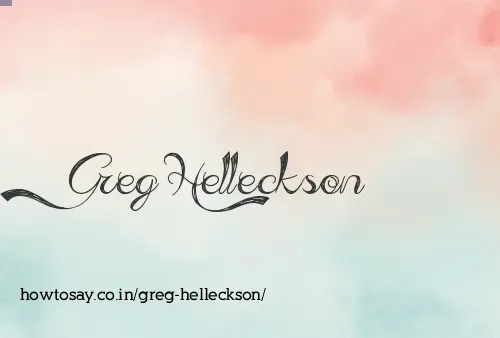 Greg Helleckson