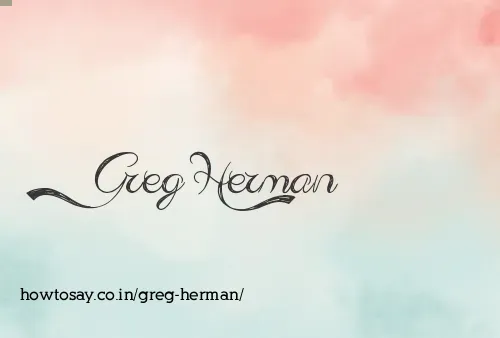 Greg Herman
