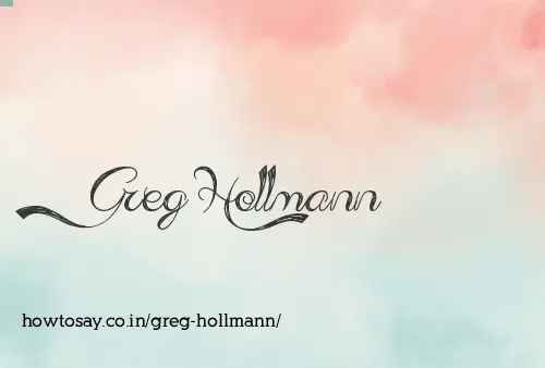 Greg Hollmann