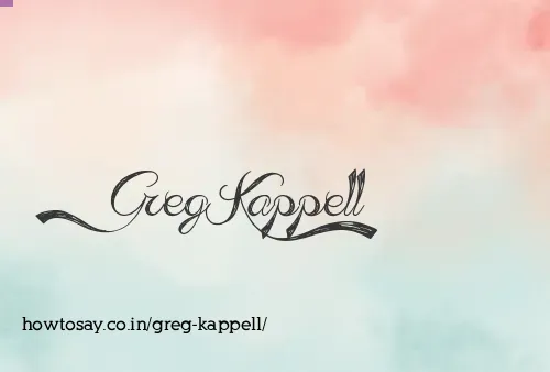 Greg Kappell