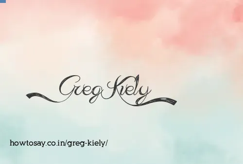 Greg Kiely