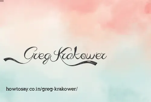 Greg Krakower