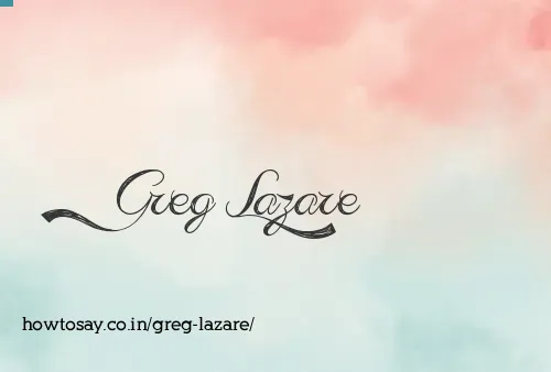 Greg Lazare
