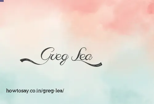 Greg Lea