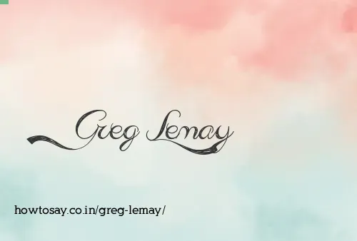 Greg Lemay
