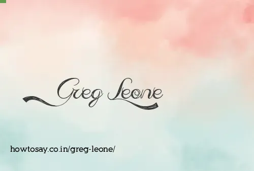Greg Leone