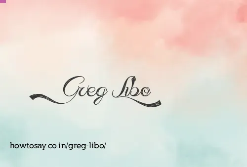Greg Libo