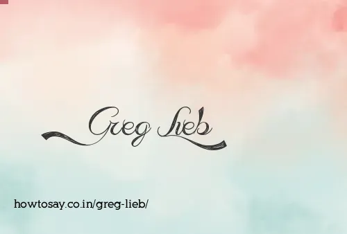 Greg Lieb
