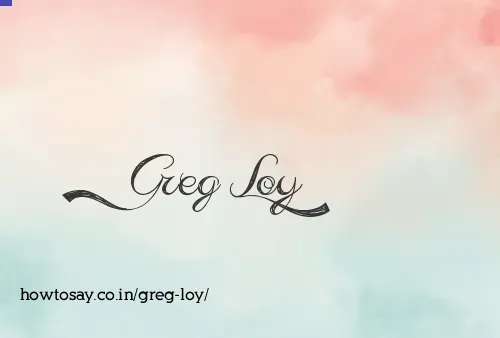 Greg Loy