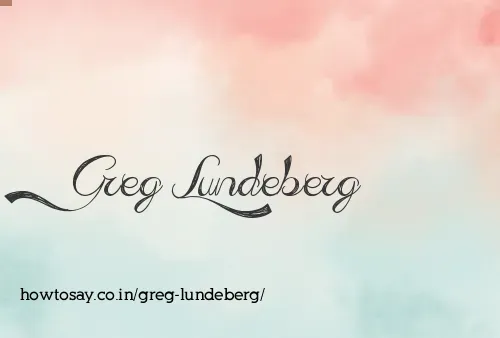 Greg Lundeberg
