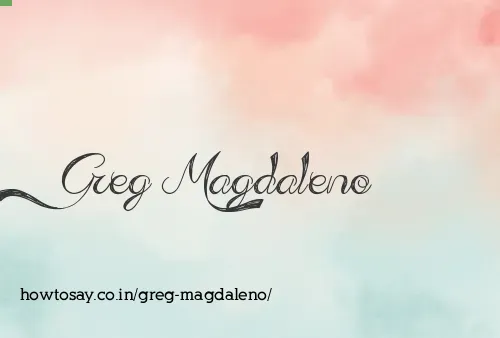 Greg Magdaleno