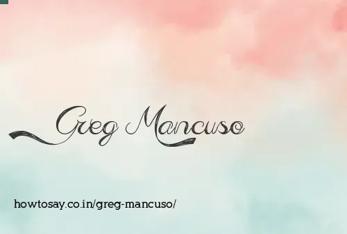 Greg Mancuso