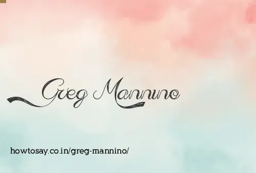 Greg Mannino