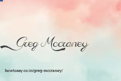 Greg Mccraney