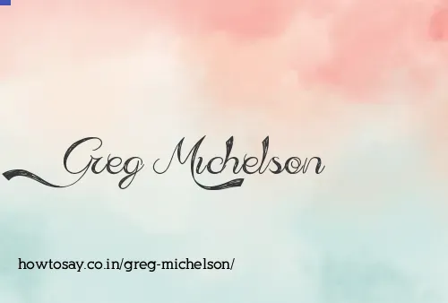 Greg Michelson