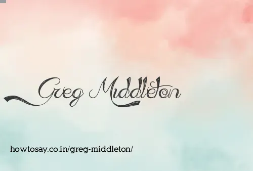 Greg Middleton